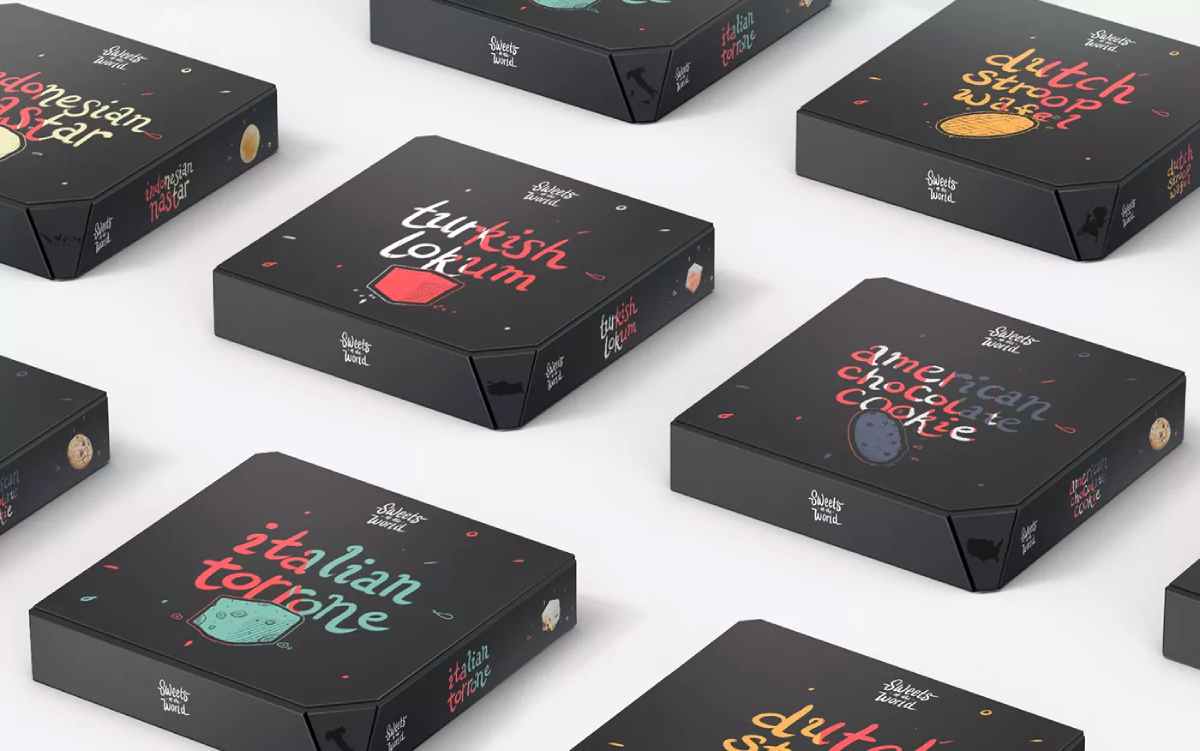 Sweets of the World, Onefold Studion Graphic Design