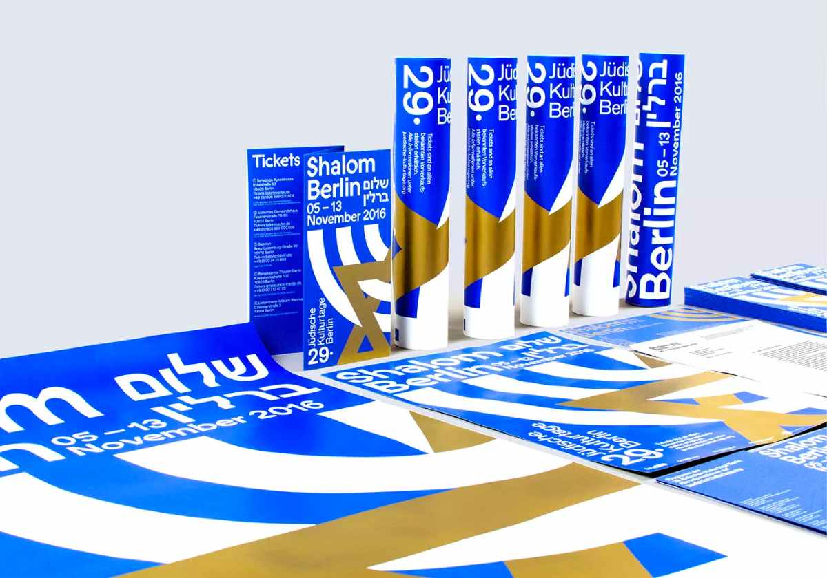 Jewish Culture Days Berlin 2016, Any Studio Graphic Design